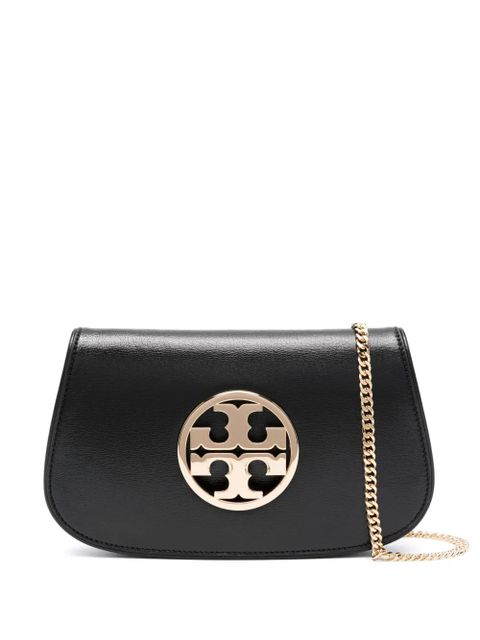Tory Burch Reva logo-plaque shoulder bag - Black - zdjęcie produktu nr 1