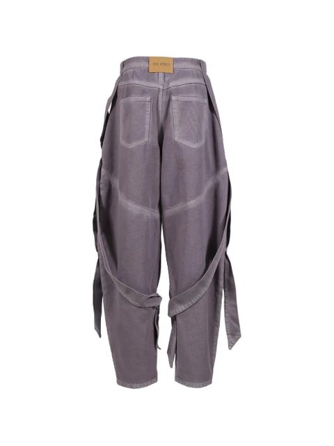 The Attico strap-detail jeans - Grey - zdjęcie produktu nr 2