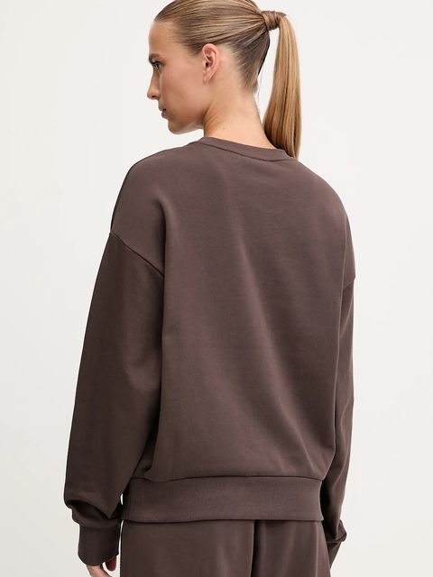 EA7 Emporio Armani bluza damska kolor brązowy z nadrukiem AF12473.7W000416