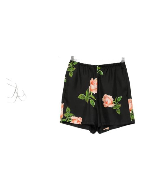 Nanushka Anish rose-print shorts - Black - zdjęcie produktu nr 1