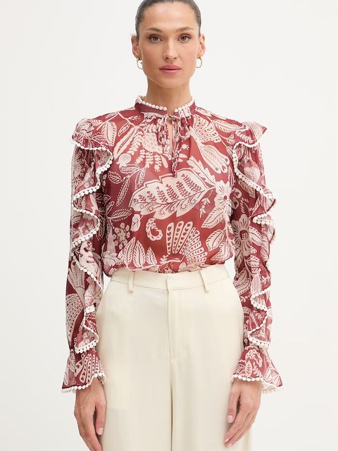 OUI bluzka z falbanką damska - zdjęcie produktu nr 2