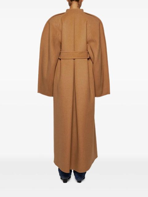 KHAITE Rothen belted coat - Neutrals