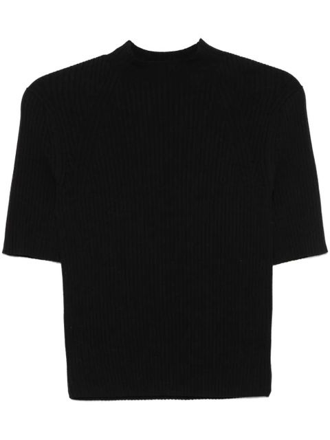 Maje ribbed T-shirt - Black - zdjęcie produktu nr 1