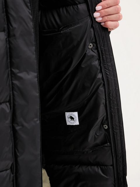 Mammut kurtka puchowa Glacier Glow kolor czarny zimowa 1013.03770