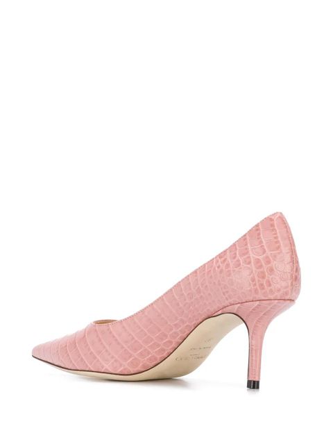 Jimmy Choo Love 65mm crocodile-effect pumps - Pink