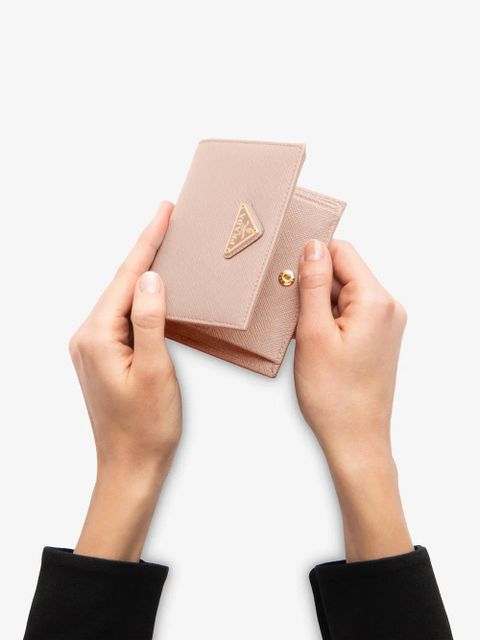 Prada small Saffiano bi-fold wallet - Pink