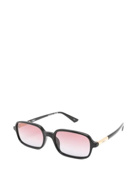 Chloé Eyewear rectangle-frame sunglasses - Black - zdjęcie produktu nr 2