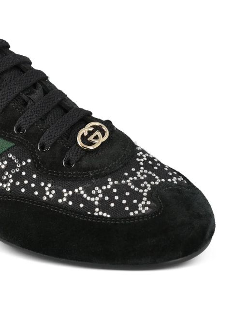 Gucci Shift GG crystal sneakers - Black