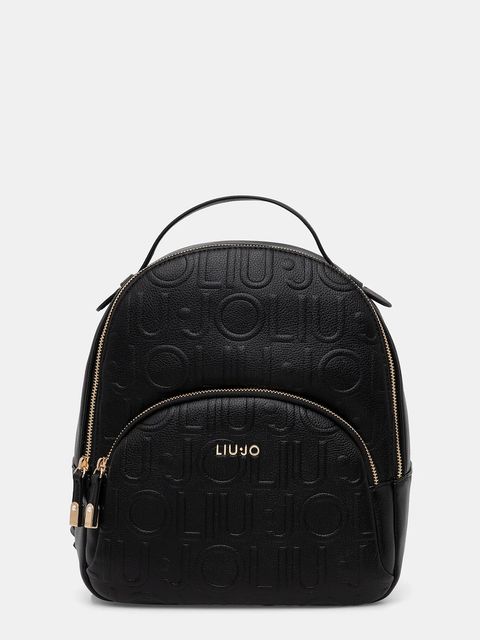 Liu Jo plecak damski kolor czarny mały wzorzysty AF5157.E0538 - zdjęcie produktu nr 1