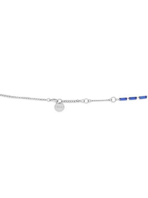 Marni sapphire-wave necklace - Silver