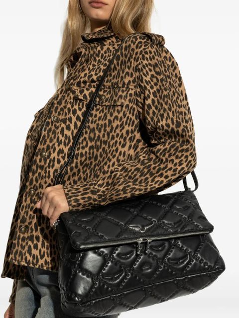 Zadig&Voltaire quilted leather shoulder bag - Black