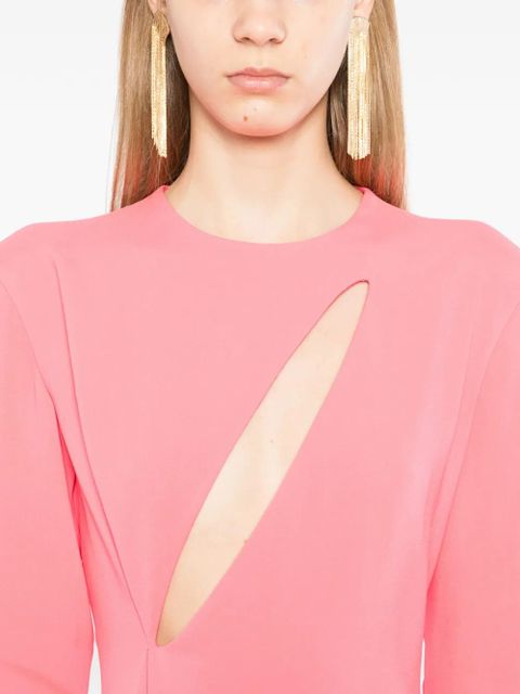 TOM FORD cutout long-sleeve dress - Pink