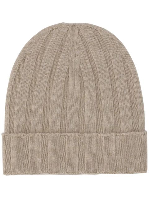 Dolce & Gabbana ribbed beanie hat - Neutrals - zdjęcie produktu nr 1