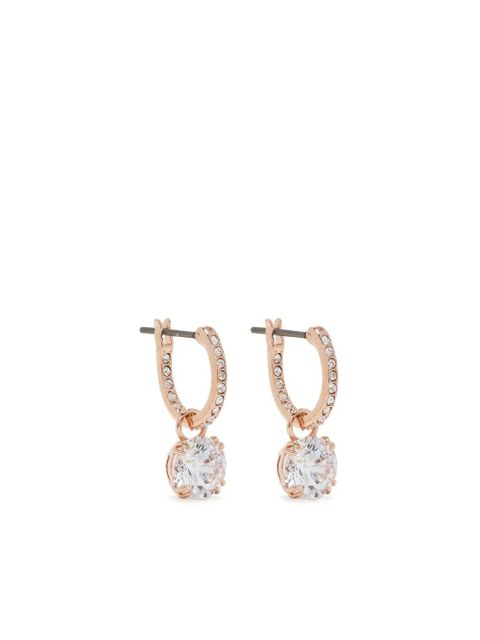 Swarovski Stilla drop earrings - White - zdjęcie produktu nr 1