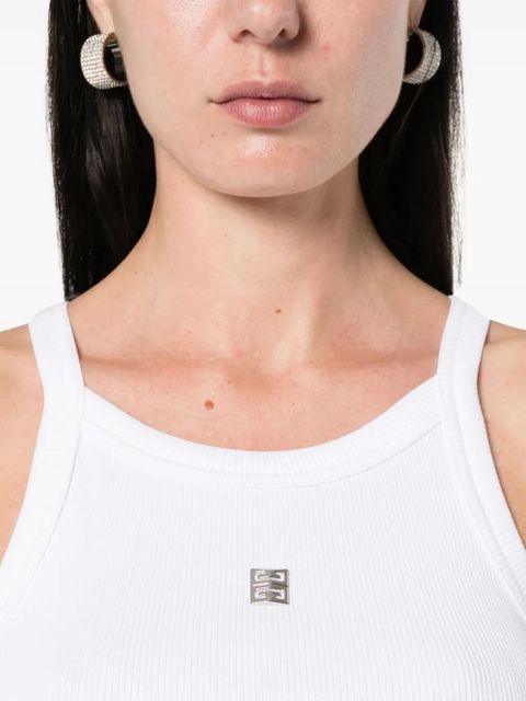 Givenchy 4G cropped tank top - White