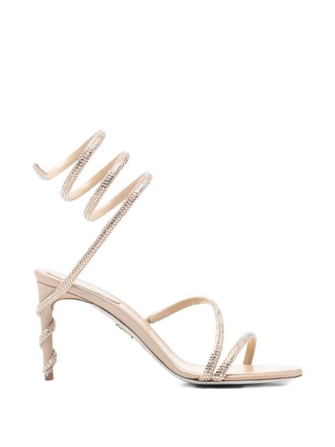 René Caovilla embellished-heel sandals - Neutrals - zdjęcie produktu nr 1