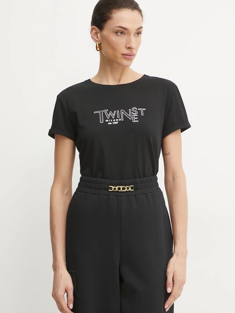 Twinset t-shirt bawełniany - zdjęcie produktu nr 1