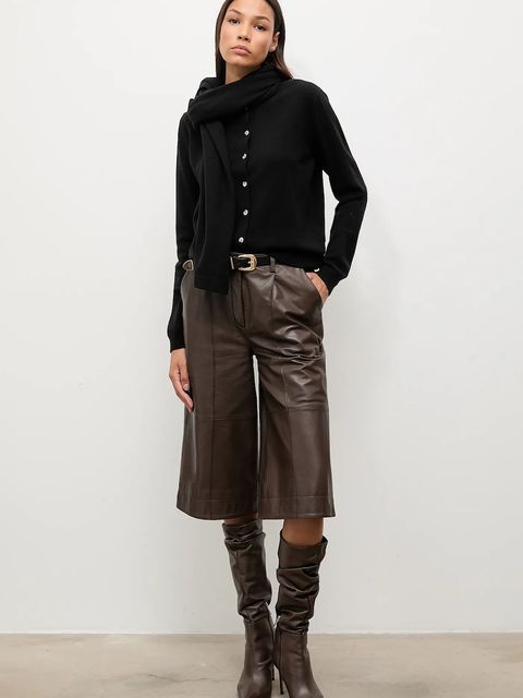 Answear.LAB kardigan z wełny merino z szalem - zdjęcie produktu nr 1