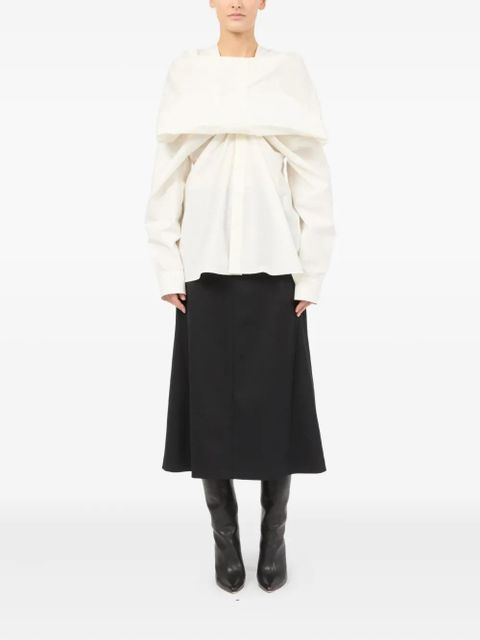MM6 Maison Margiela layered shirt - White