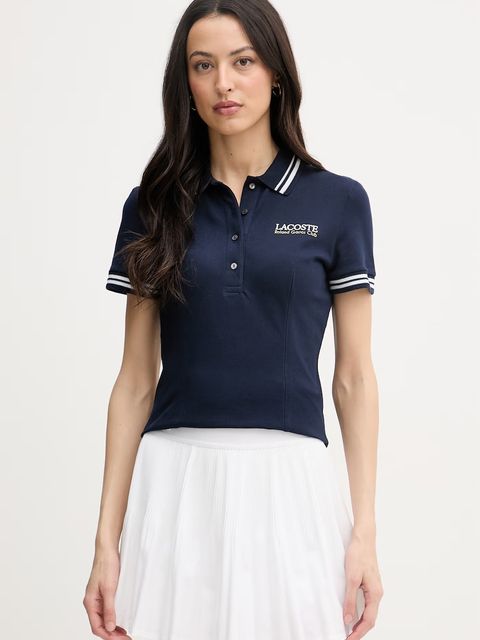 Lacoste polo damskie z bawełną - zdjęcie produktu nr 1