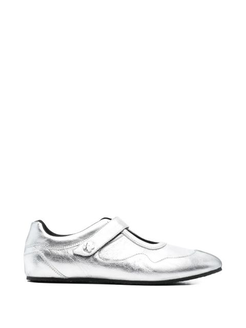 Cecilie Bahnsen Cosmo leather sneakers - Silver - zdjęcie produktu nr 1
