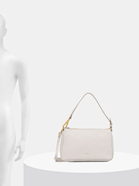 Gianni Chiarini torebka skórzana kolor beżowy BS 10911 TKL