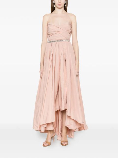 PINKO strapless ruched asymmetric midi dress - zdjęcie produktu nr 2