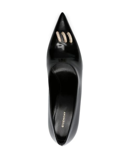 Givenchy crystal-embellished pointed pumps - Black