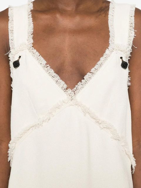 TOTEME guipure-lace cut-out dress - Neutrals