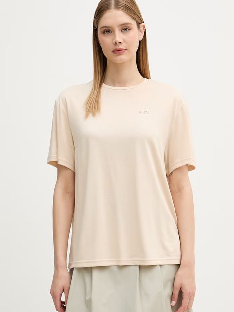 EA7 Emporio Armani T-shirt damski z wiskozy - zdjęcie produktu nr 1
