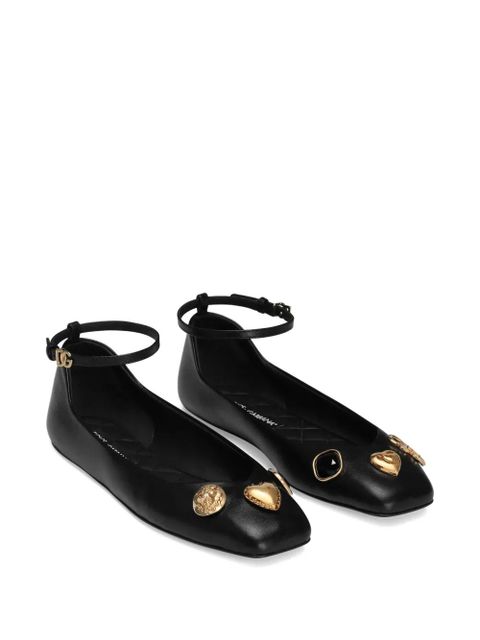 Dolce & Gabbana embellished ballet flats - Black - zdjęcie produktu nr 2