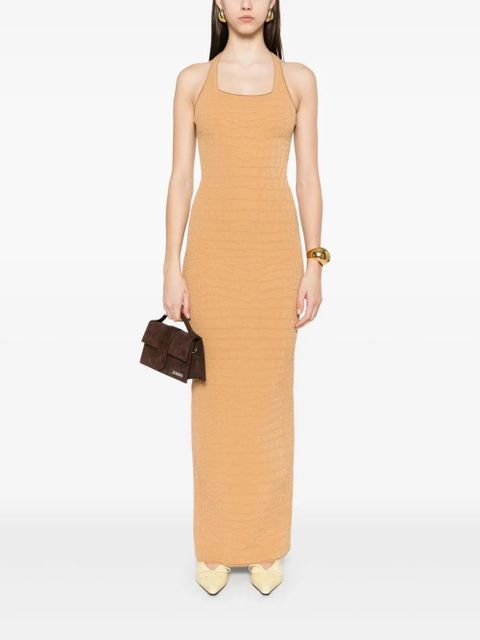 Jacquemus La Scala maxi dress - Brown - zdjęcie produktu nr 2