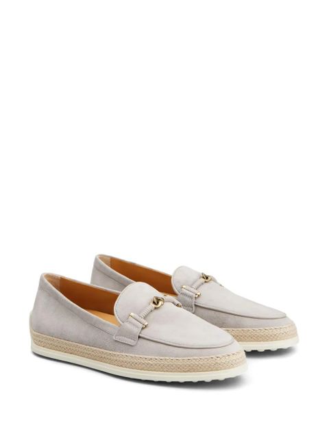 Tod's Gomma leather loafers - Grey - zdjęcie produktu nr 2