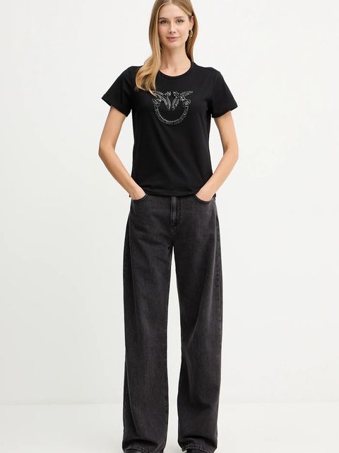 Pinko t-shirt bawełniany - zdjęcie produktu nr 1