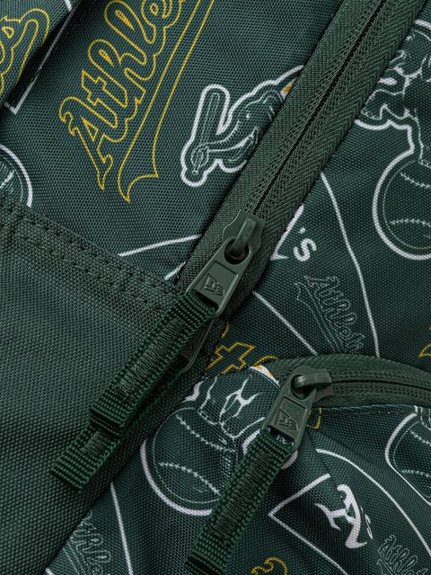 New Era plecak kolor zielony duży wzorzysty 60667090