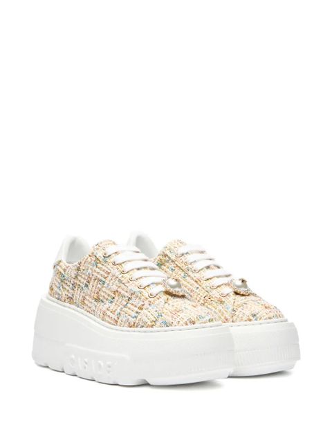 Casadei Nexus bouclé sneakers - White - zdjęcie produktu nr 2