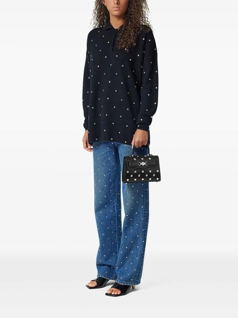 Versace small Medusa '95 crystal tote bag - Black - zdjęcie produktu nr 2