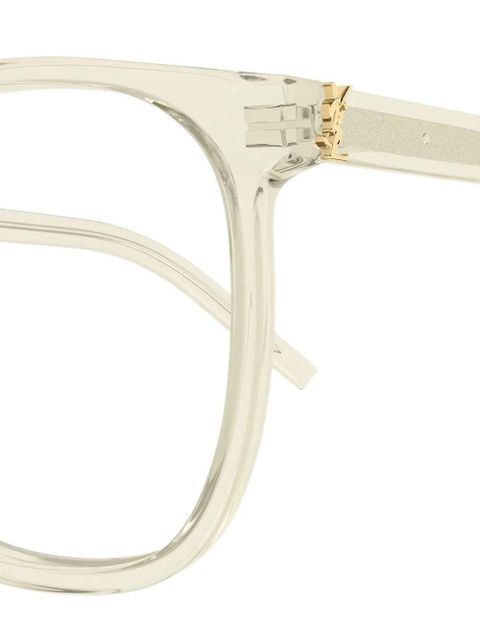 Saint Laurent Eyewear square-frame glasses - Neutrals