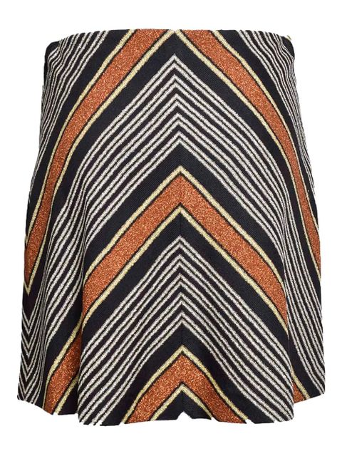 Missoni lamé mini skirt - Brown