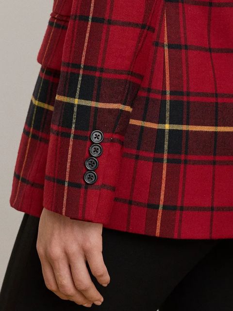 Lauren Ralph Lauren marynarka z dodatkiem wełny