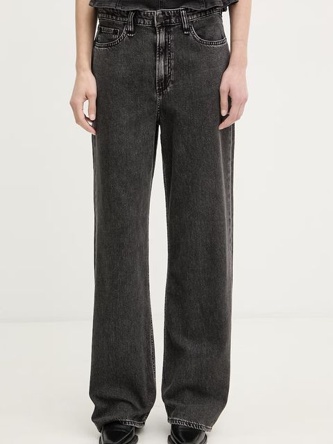 rag & bone jeansy wide leg damskie Logan - zdjęcie produktu nr 1