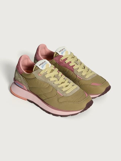 Hoff sneakersy TRACK & FIELD KHAKI kolor zielony 22517001