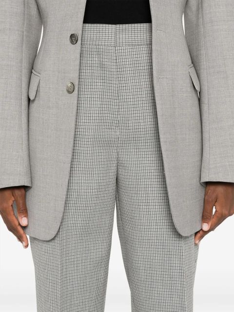 Jil Sander checked tailored trousers - Grey