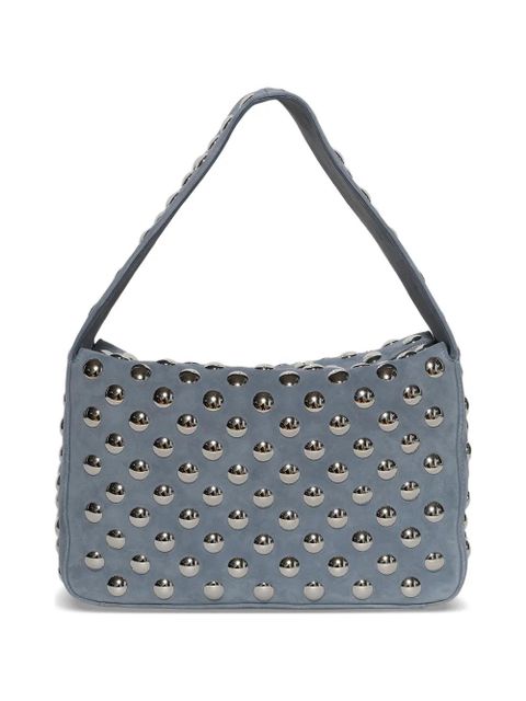 KHAITE Elena studded shoulder bag - Blue - zdjęcie produktu nr 1