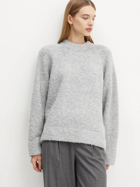 2NDDAY sweter z domieszką wełny Garnet