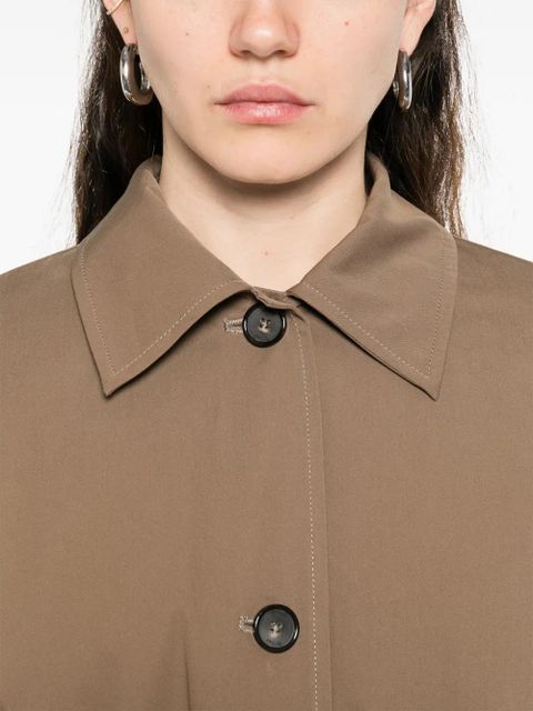 TOTEME belted button-fastening coat - Brown