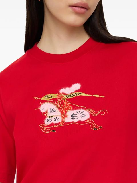 Burberry EKD cotton T-shirt - Red