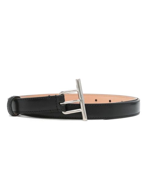Alexander McQueen leather belt - Black - zdjęcie produktu nr 1