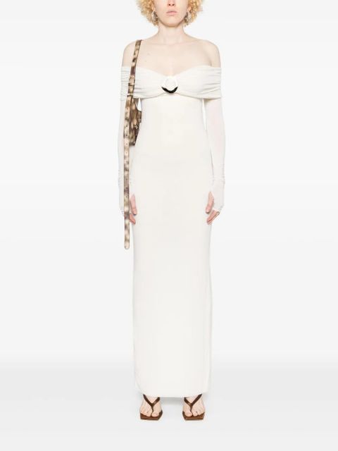 MANURÍ Amara Buckle dress - White - zdjęcie produktu nr 2