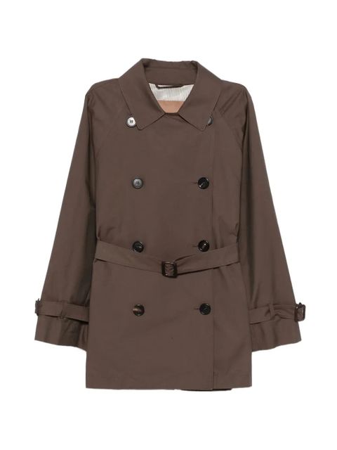 Max Mara MTCCALLE buttoned belted coat - Brown - zdjęcie produktu nr 1